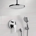 Remer SFH40 Ceiling Rain Shower System with Handheld, Rain Shower Head, Shower Faucet Set